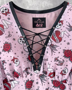Lola Dress lace-up detail — Atë